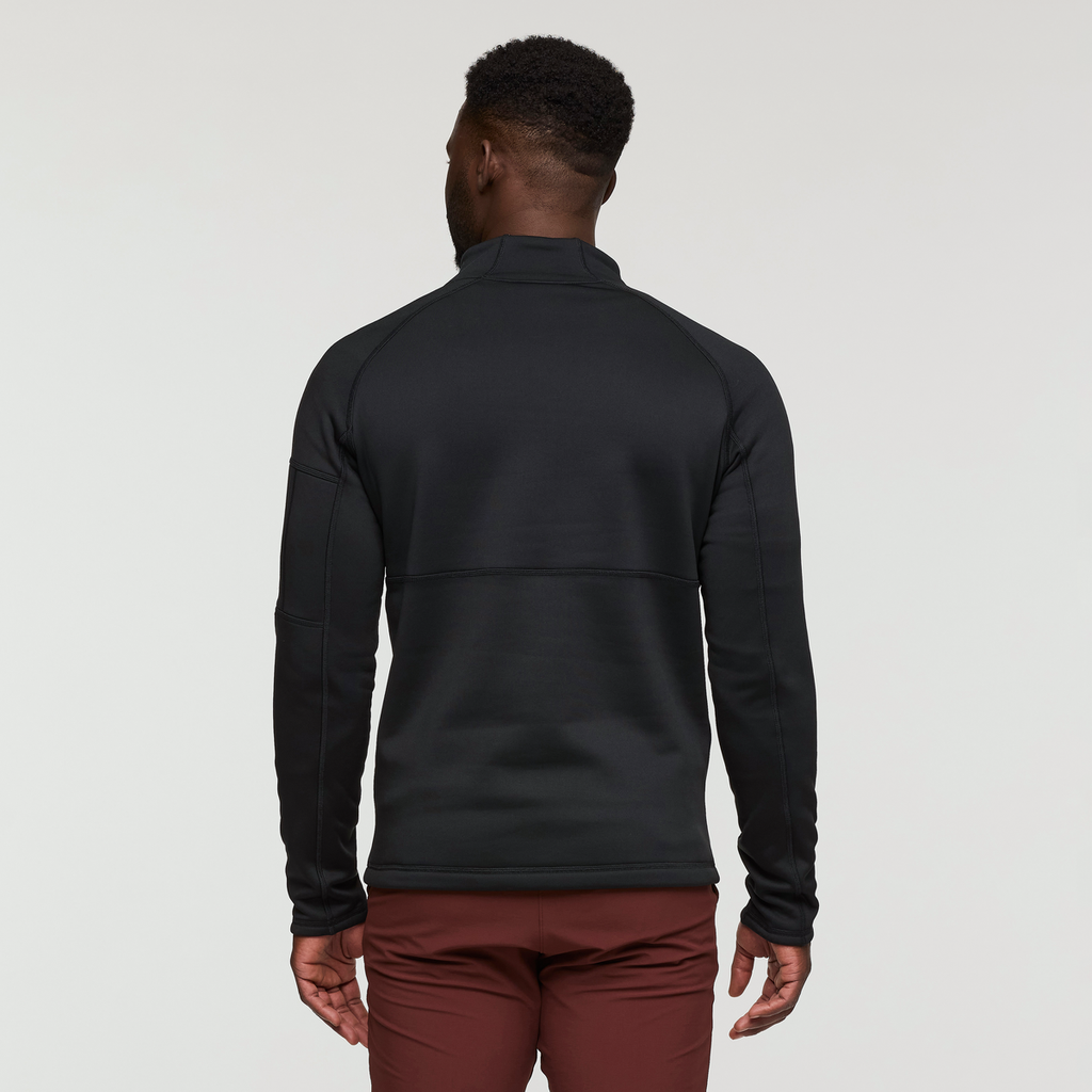 Tempa Fleece Half-Zip Pullover - Men's, Cotopaxi Black, Model Kirk