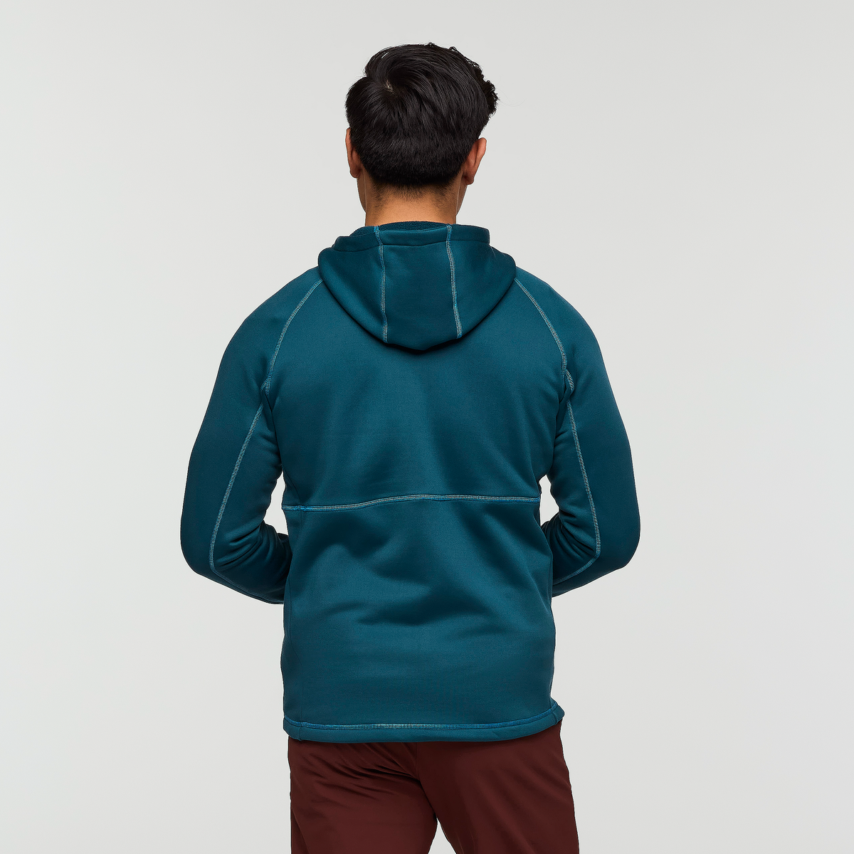 Tempa Fleece Hooded Jacket - Men's, Abyss, Model Justin
