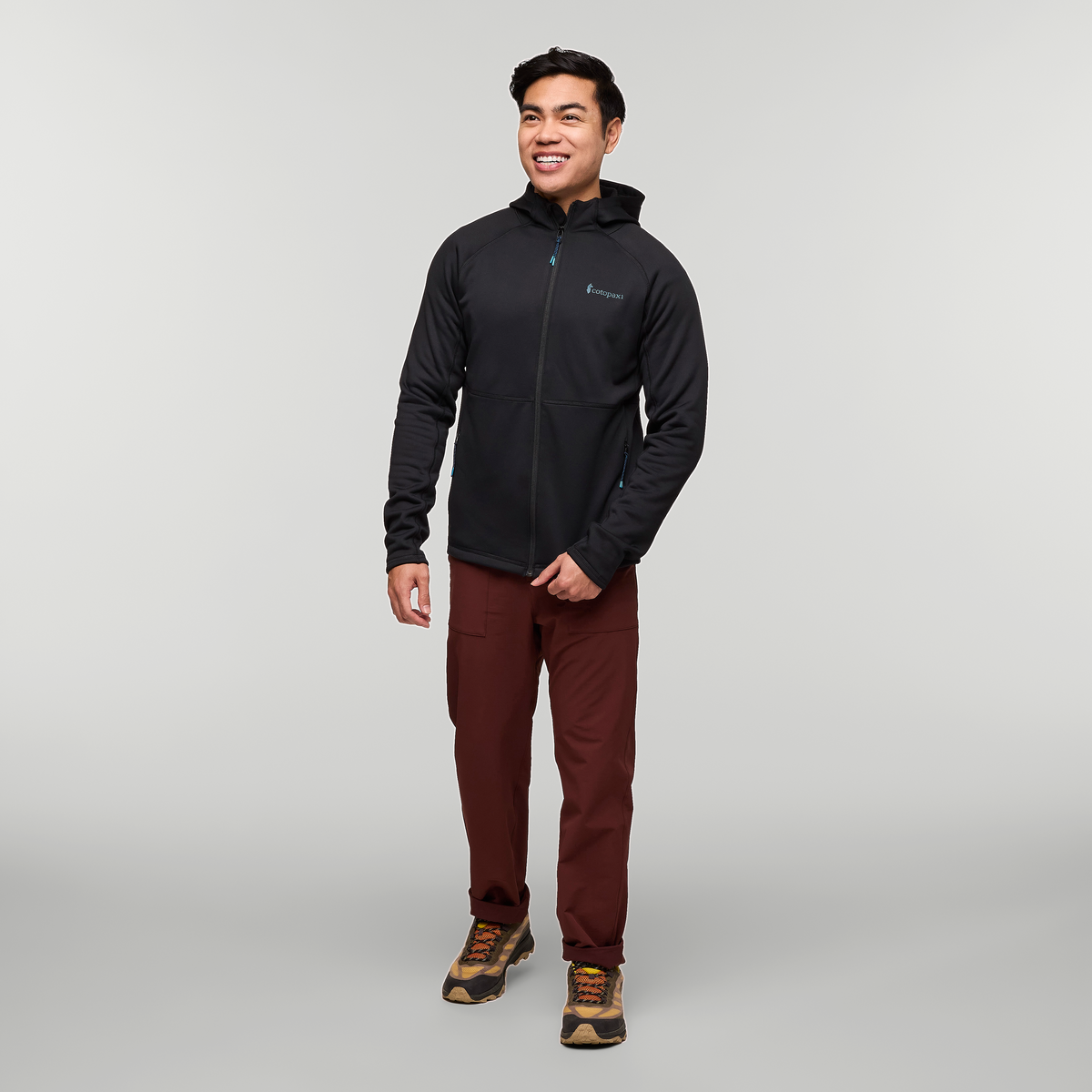 Tempa Fleece Hooded Jacket - Men's, Cotopaxi Black, Model Justin