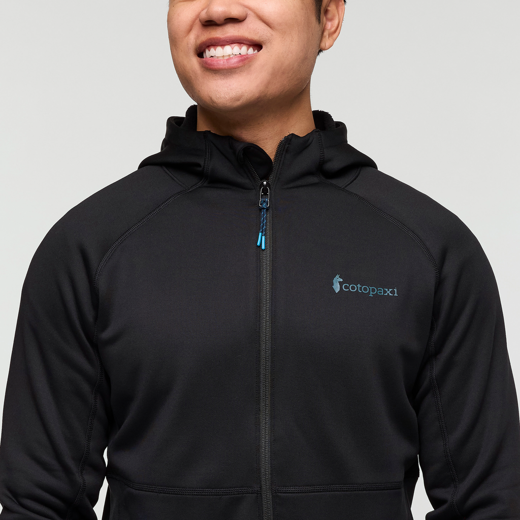Tempa Fleece Hooded Jacket - Men's, Cotopaxi Black, Model Justin
