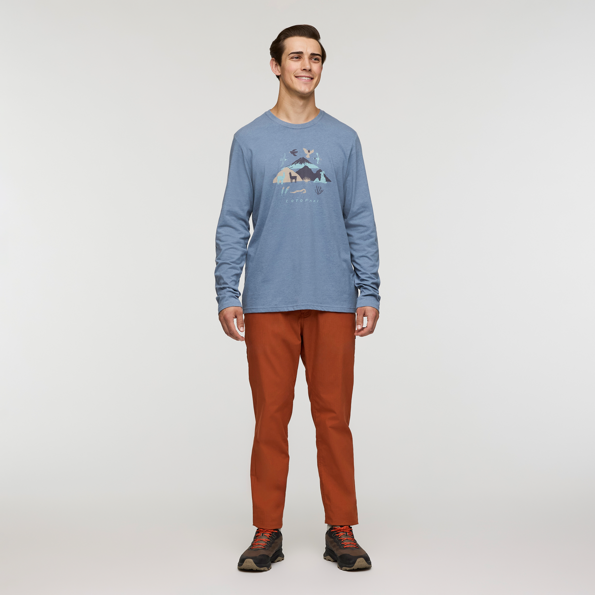The Solstice Long-Sleeve T-Shirt - Men's, Tempest, Model Kellan