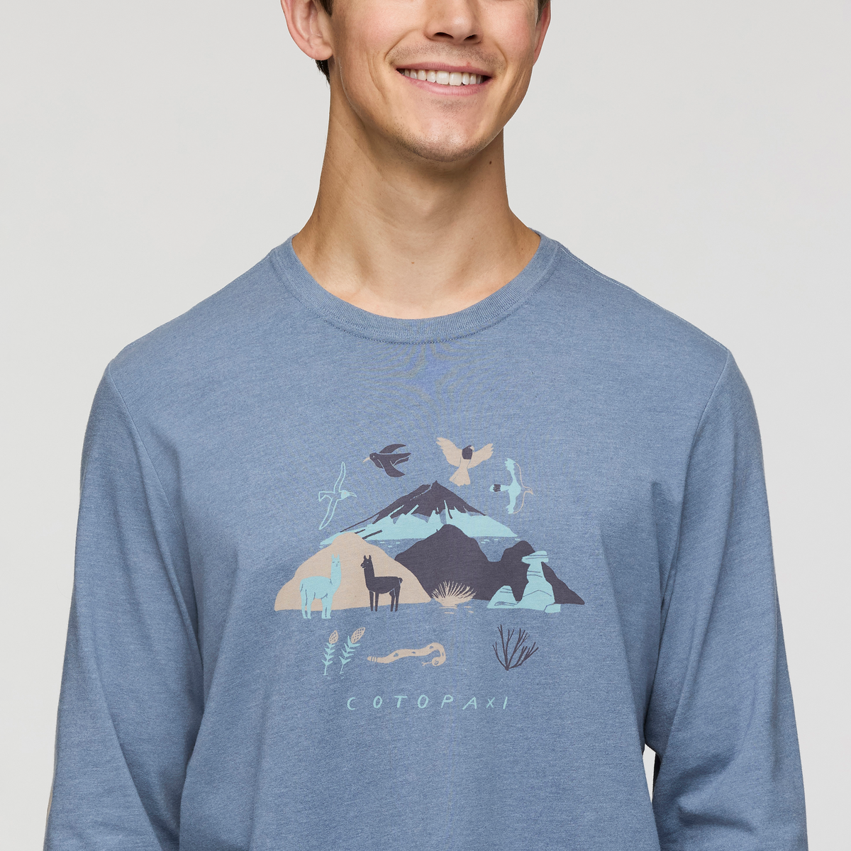The Solstice Long-Sleeve T-Shirt - Men's, Tempest, Model Kellan