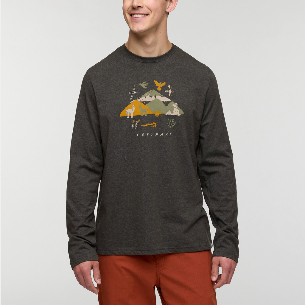 The Solstice Long-Sleeve T-Shirt - Men's, Woods, Model Kellan