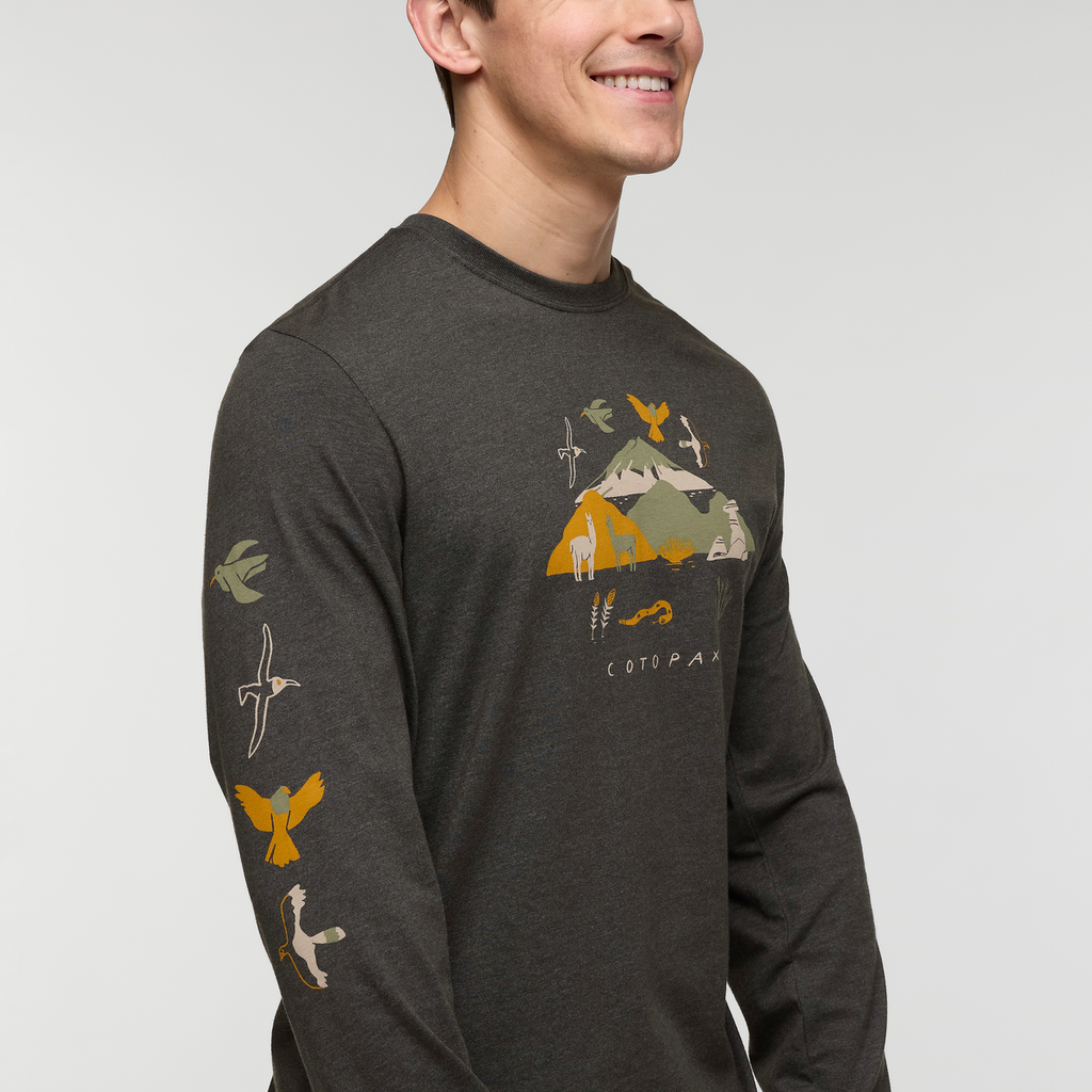 The Solstice Long-Sleeve T-Shirt - Men's, Woods, Model Kellan