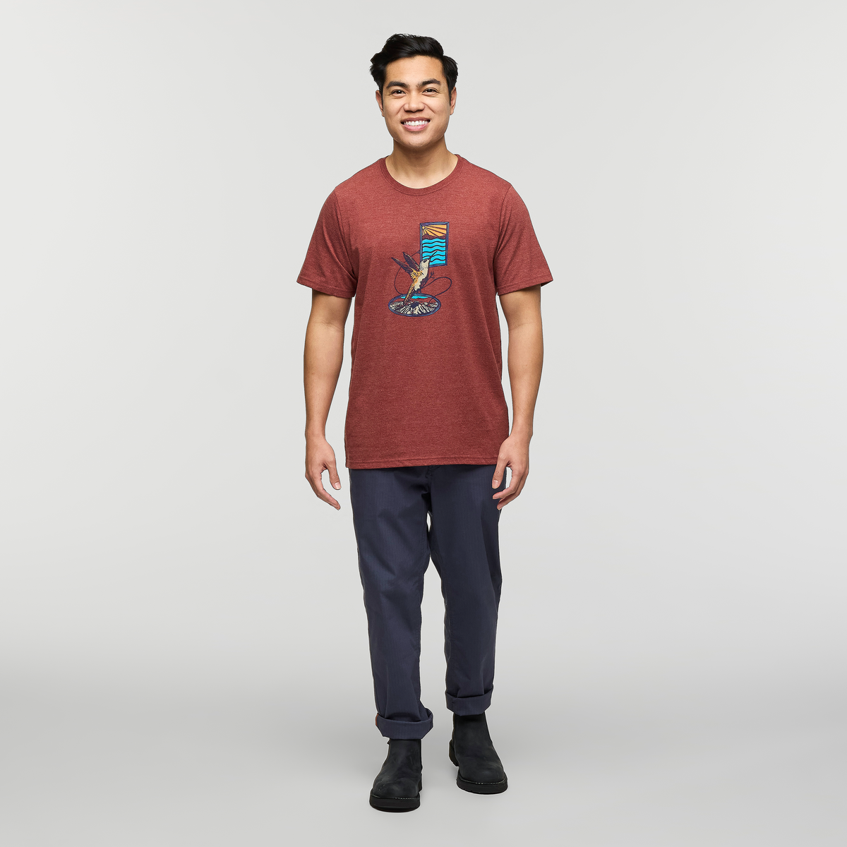 Topa T-Shirt - Men's, Rusty, Model Justin