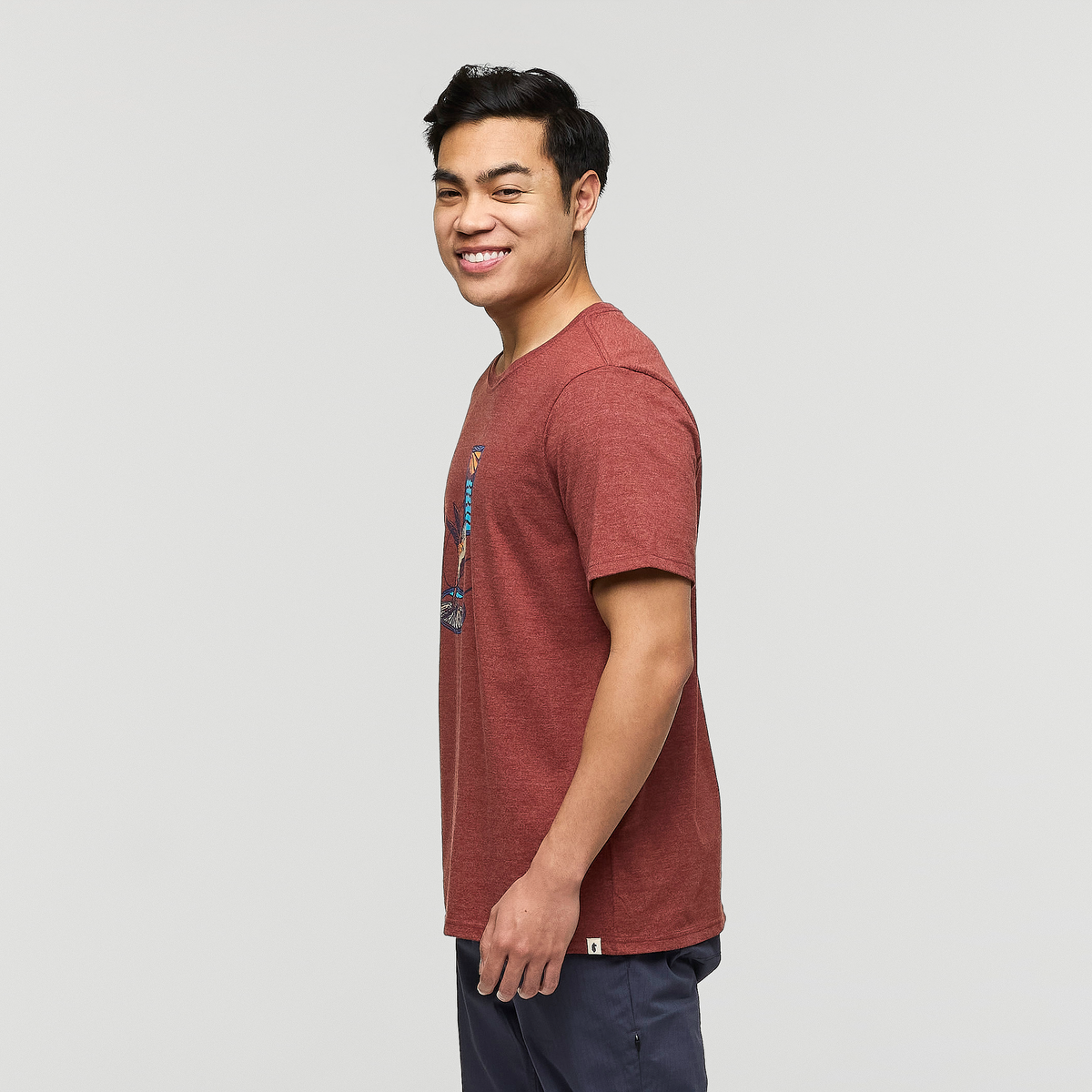 Topa T-Shirt - Men's, Rusty, Model Justin
