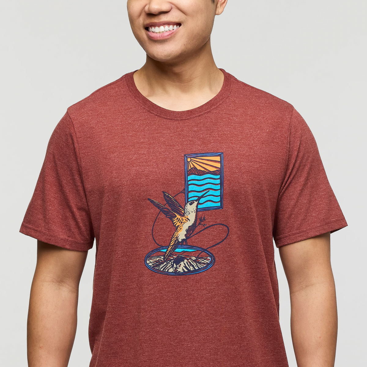 Topa T-Shirt - Men's, Rusty, Model Justin