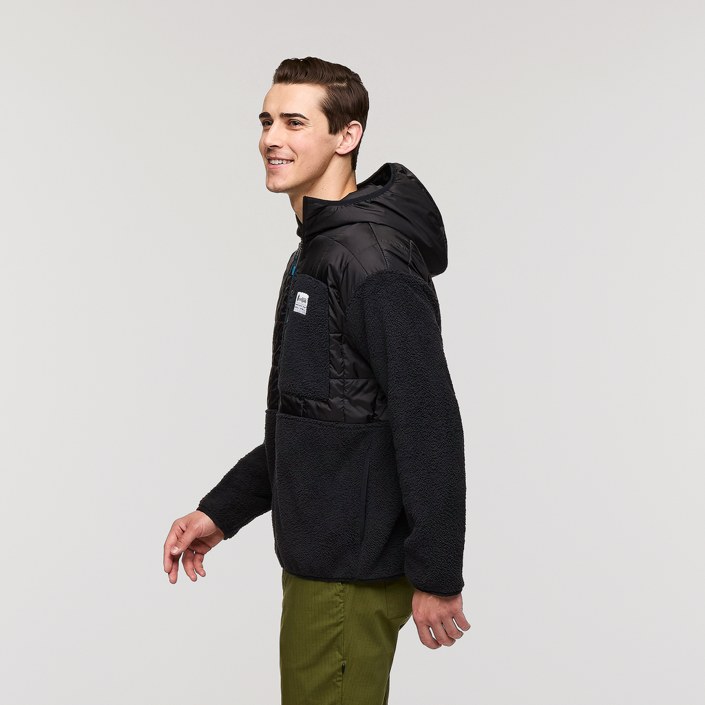 Trico Hybrid Hooded Jacket - Men's, Cotopaxi Black, Model Kellan