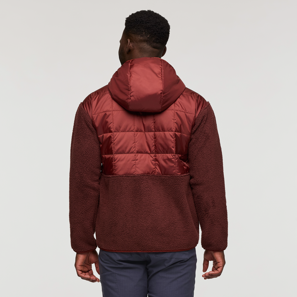 Trico Hybrid Hooded Jacket - Men's, Rusty/Chestnut, Model Kirk