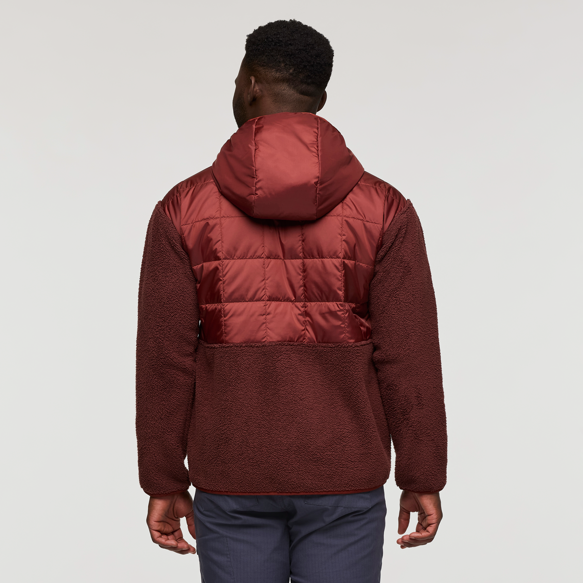 Trico Hybrid Hooded Jacket - Men's, Rusty/Chestnut, Model Kirk