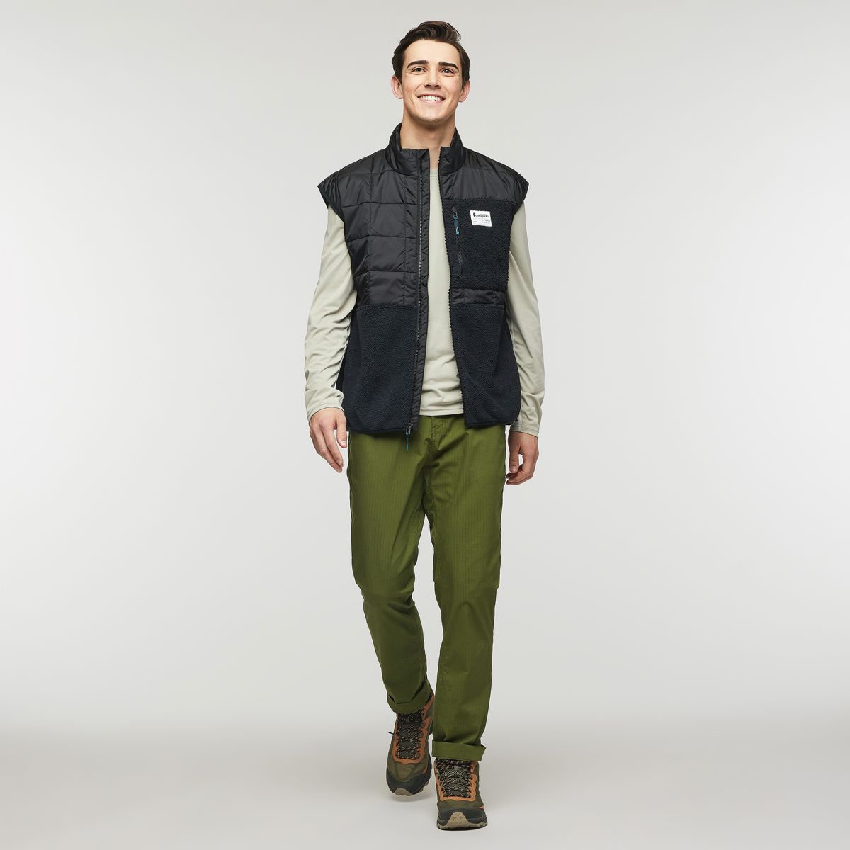 Trico Hybrid Vest - Men's, Cotopaxi Black, Model Kellan
