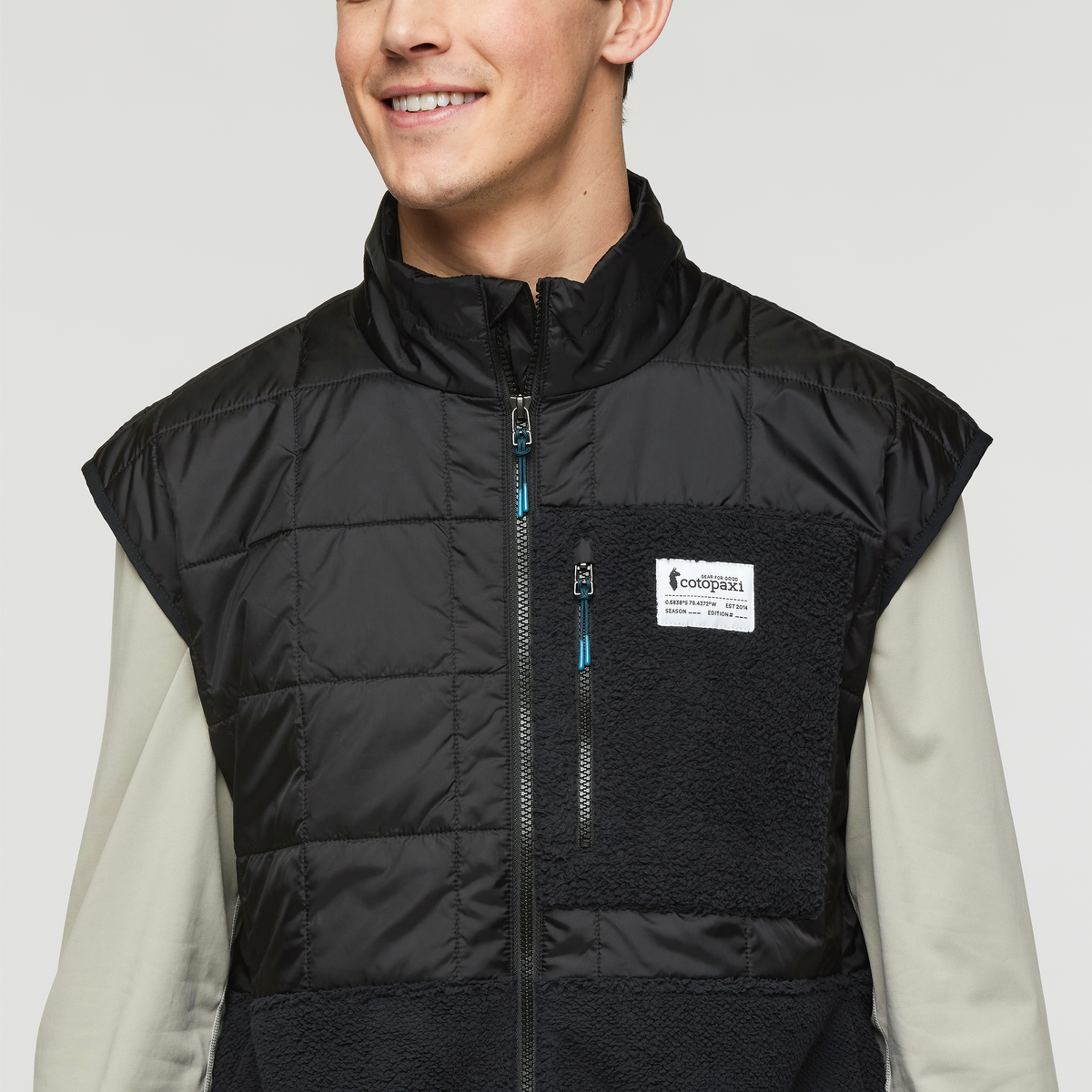 Trico Hybrid Vest - Men's, Cotopaxi Black, Model Kellan
