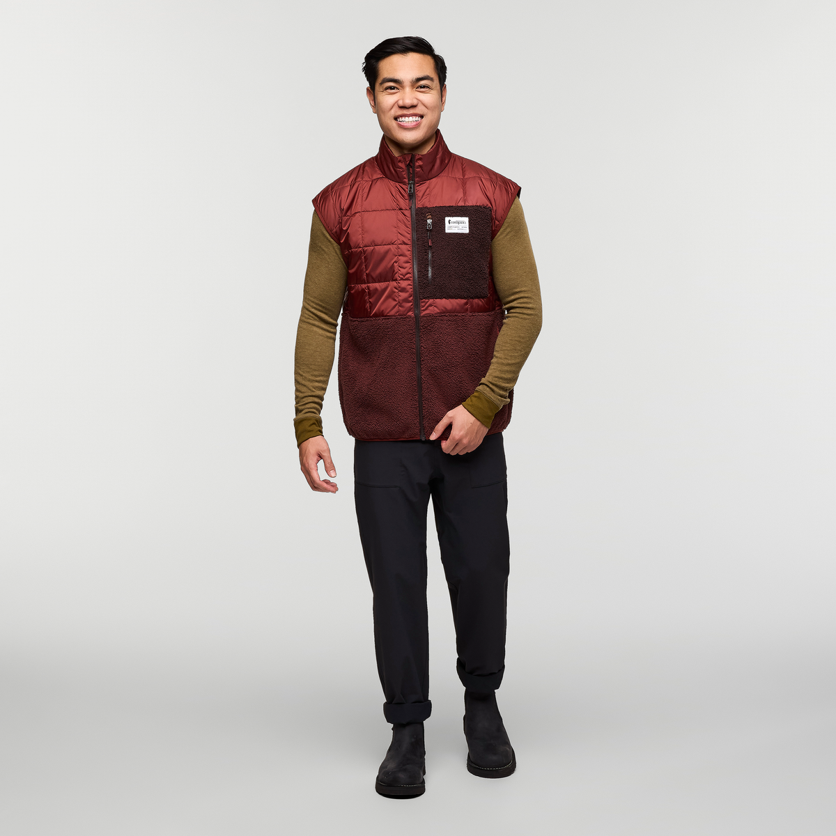 Trico Hybrid Vest - Men's, Rusty/Chestnut, Model Justin