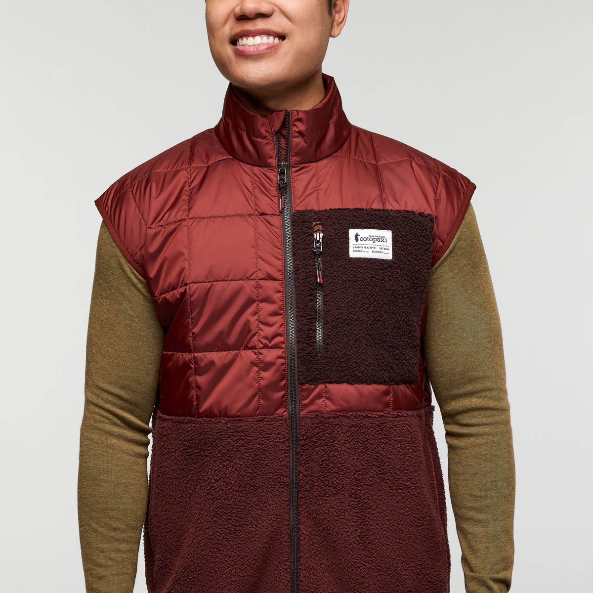 Trico Hybrid Vest - Men's, Rusty/Chestnut, Model Justin