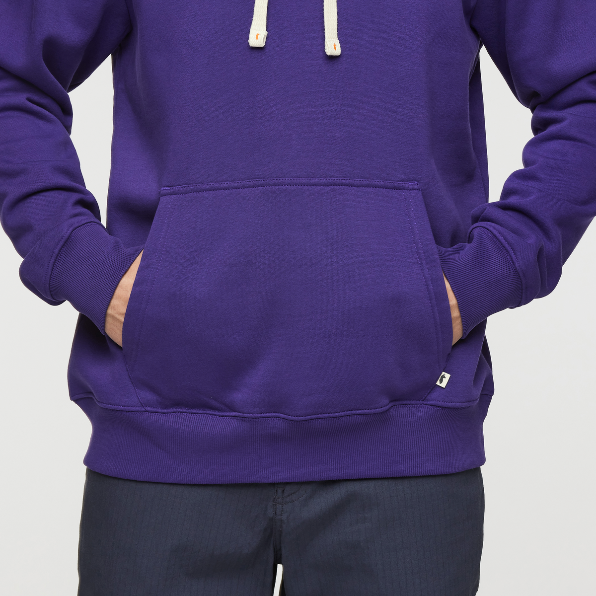 Up and Up Pullover Hoodie - Men's, Black Violet, Model Kellan