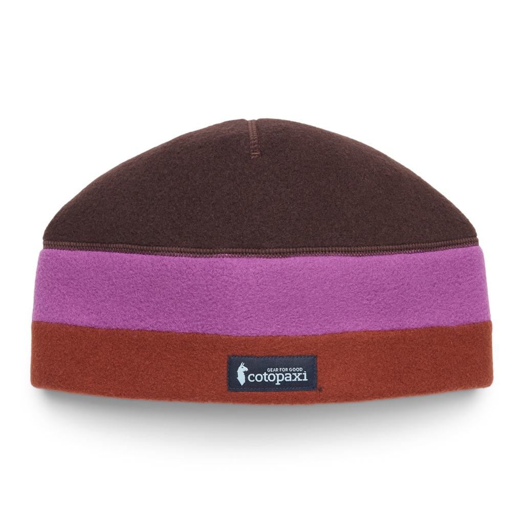 Teca Fleece Beanie, Coffee, Detail