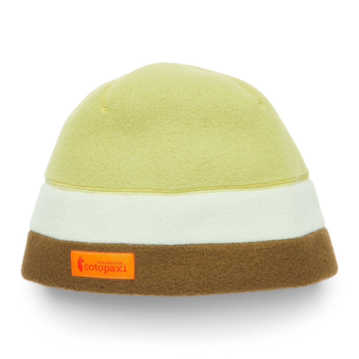 Teca Fleece Beanie, Lemongrass, Detail