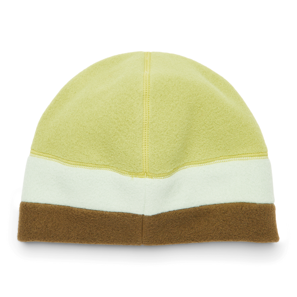 Teca Fleece Beanie, Lemongrass, Detail