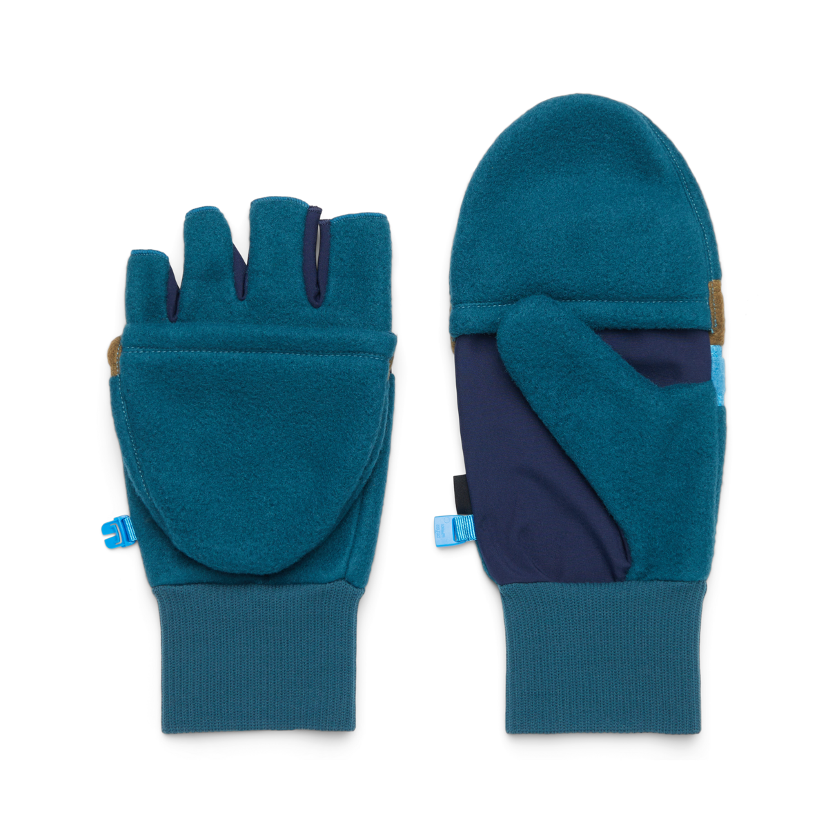 Teca Fleece Glitten, Abyss, Detail
