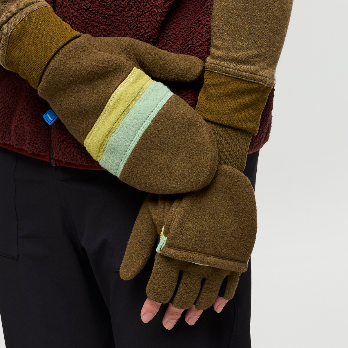 Teca Fleece Glitten, Detail