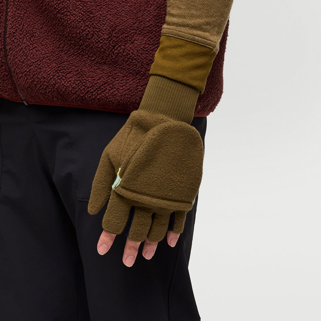 Teca Fleece Glitten, Detail