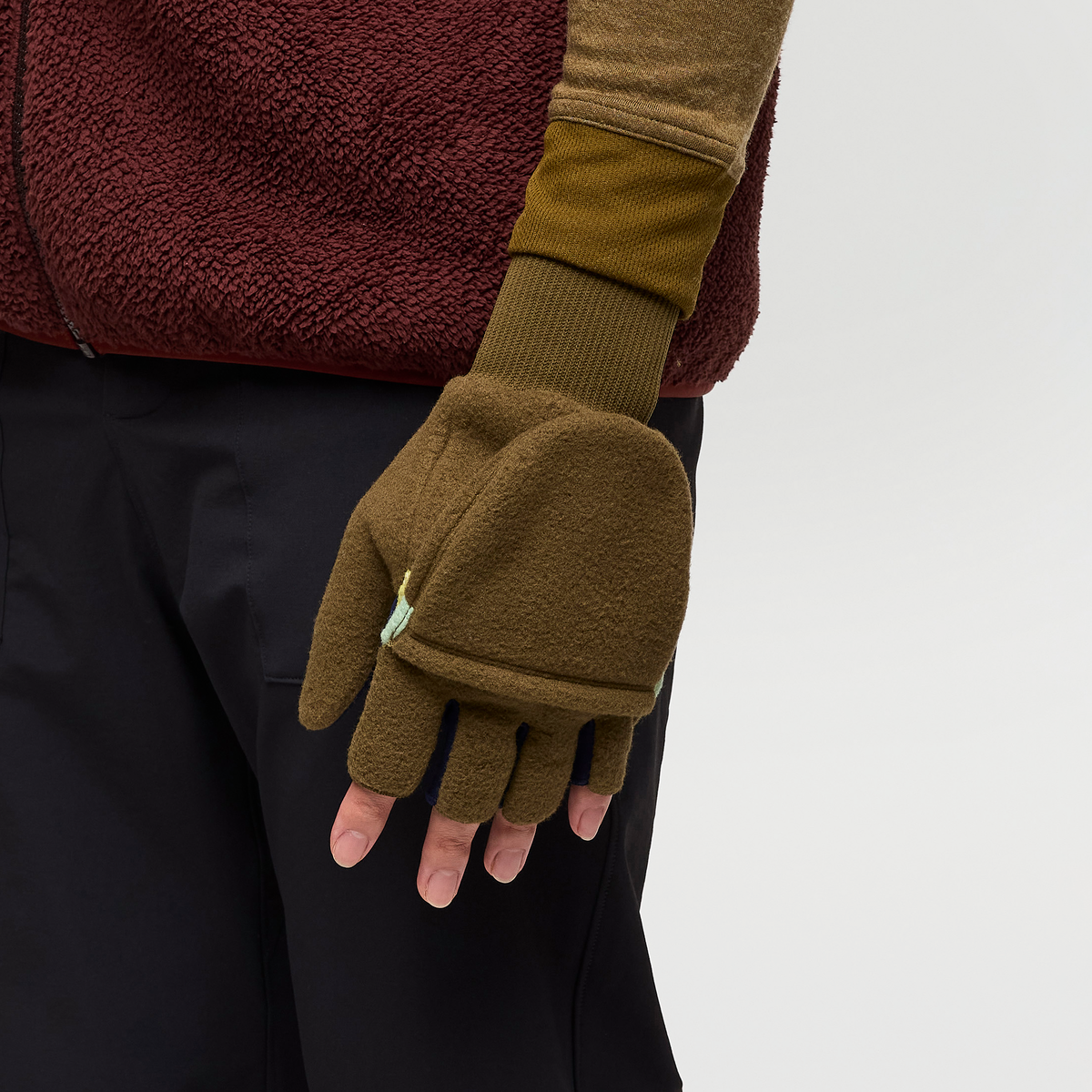 Teca Fleece Glitten, Detail