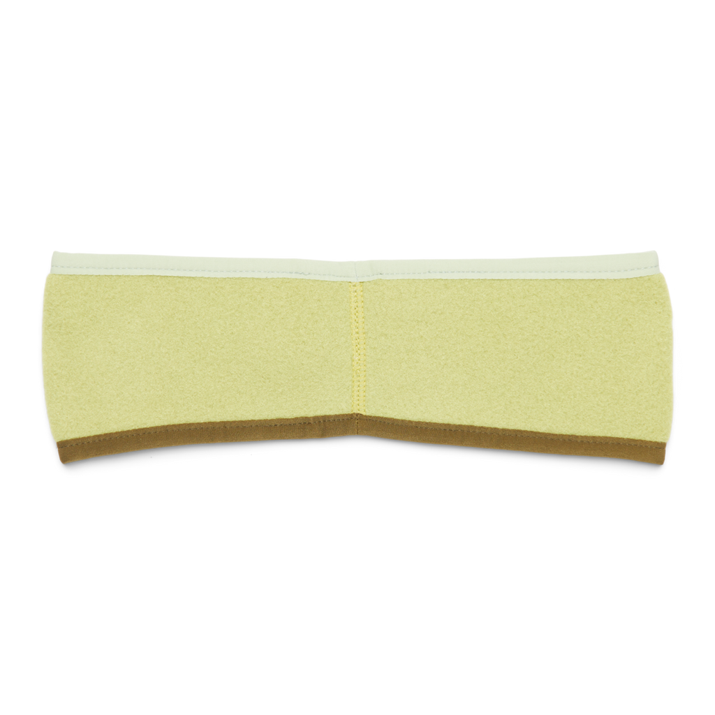 Teca Fleece Headband, Lemongrass, Detail