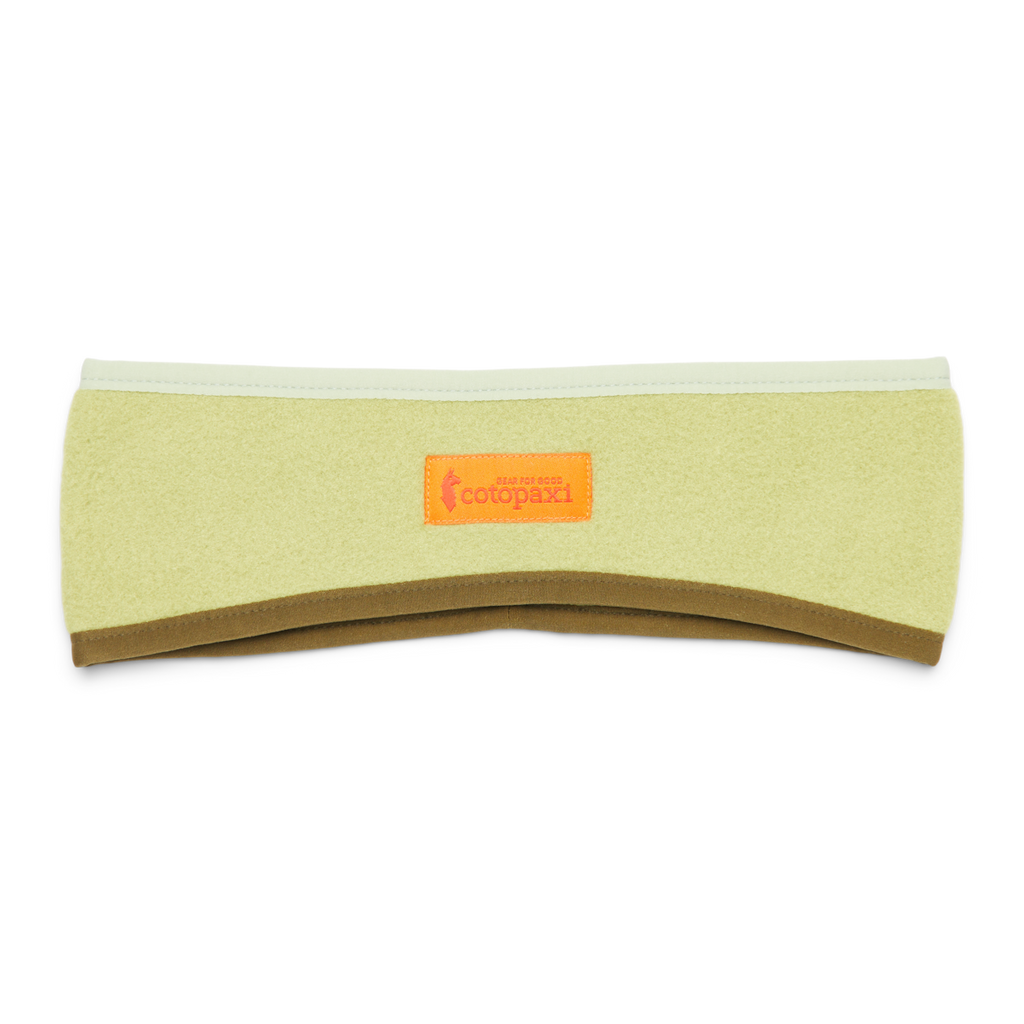 Teca Fleece Headband, Lemongrass, Detail