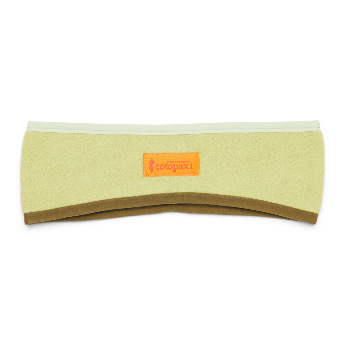 Teca Fleece Headband, Lemongrass, Detail
