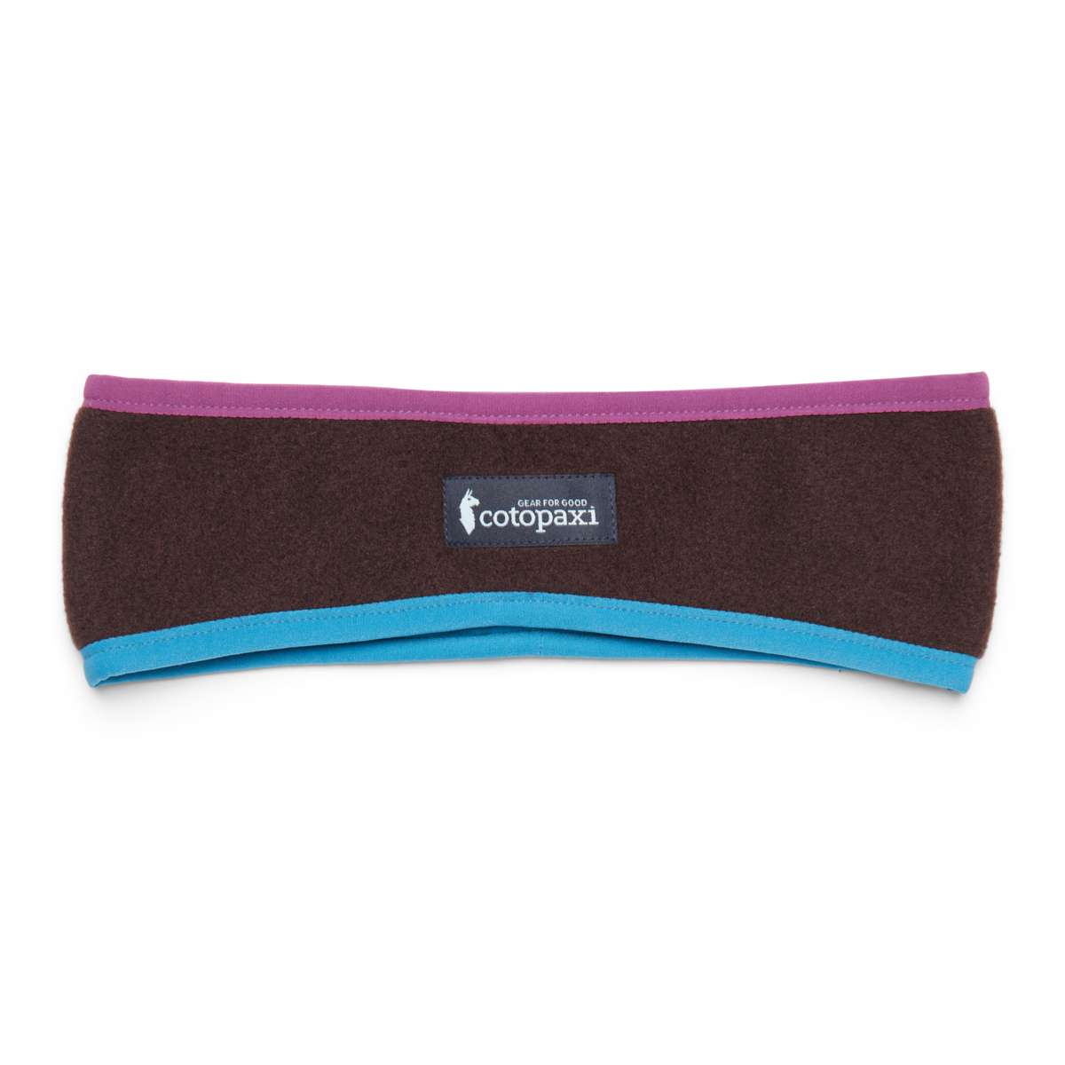 Teca Fleece Headband, Rusty, Detail