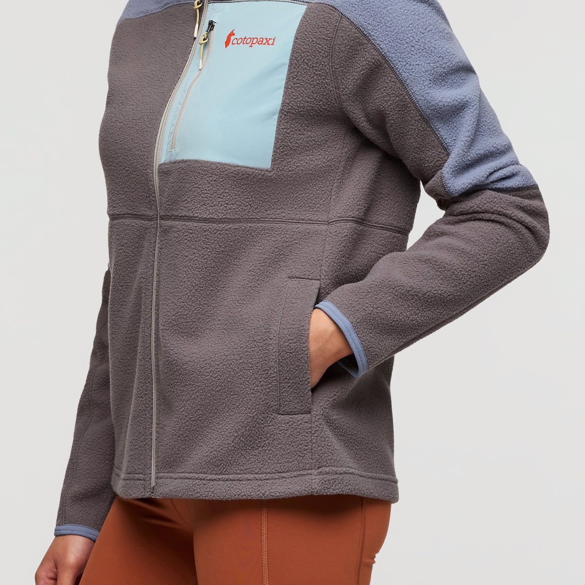 Abrazo Fleece Full-Zip Jacket - Women's, Tempest/Cinder, Model London