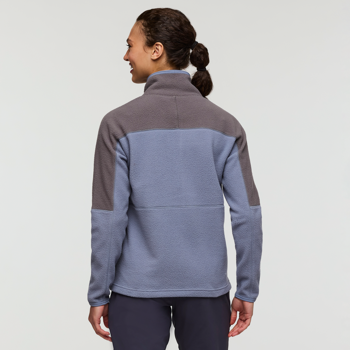 Abrazo Fleece Half-Zip Jacket - Women's, Cinder/Tempest, Model London