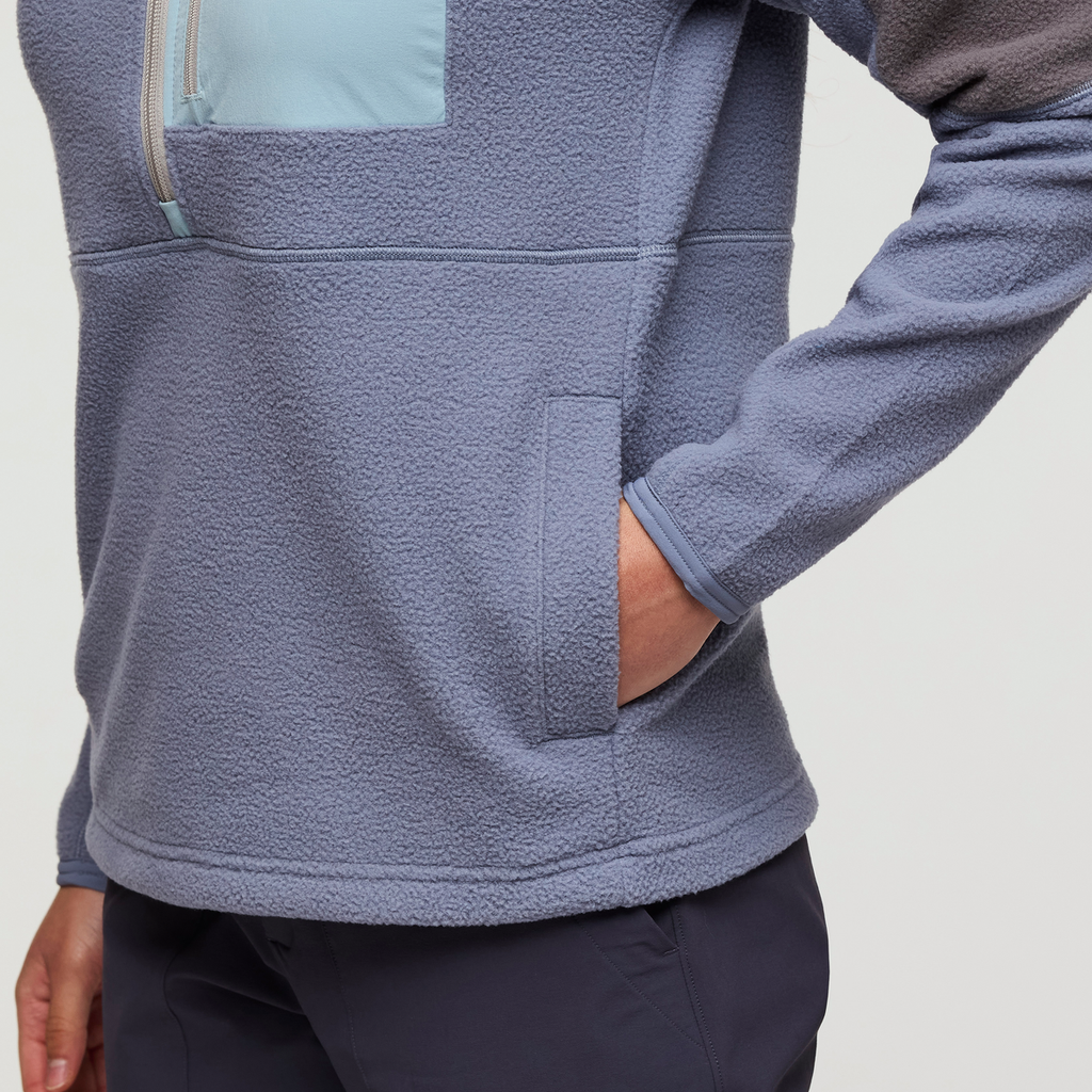 Abrazo Fleece Half-Zip Jacket - Women's, Cinder/Tempest, Model London