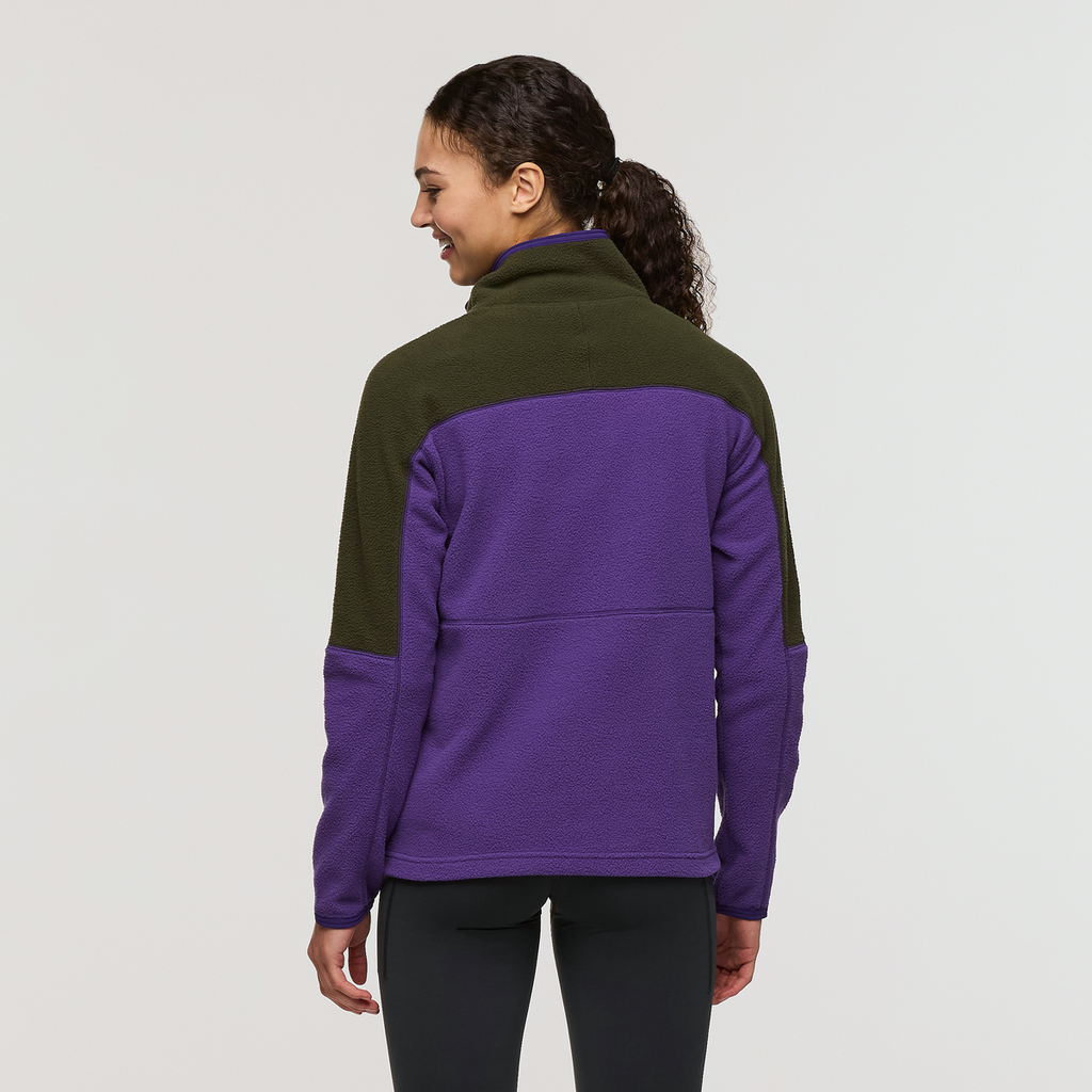 Abrazo Fleece Half-Zip Jacket - Women's, Woods/Black Violet, Model London