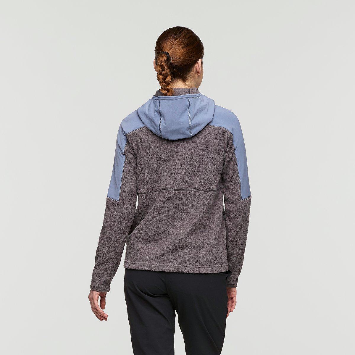 Abrazo Fleece Hooded Full-Zip Jacket - Women's, Tempest/Cinder, Model Kathleen