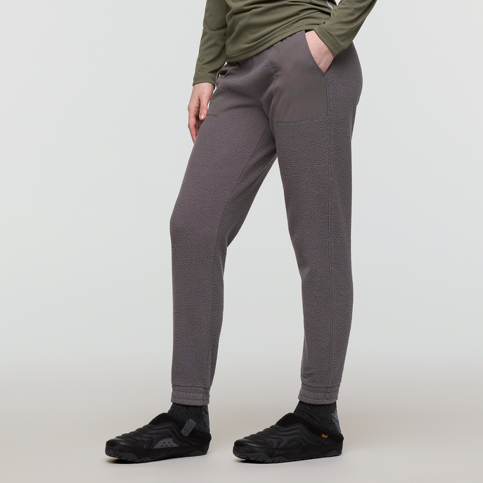 Abrazo Fleece Jogger - Women's, Cinder, Model Kathleen