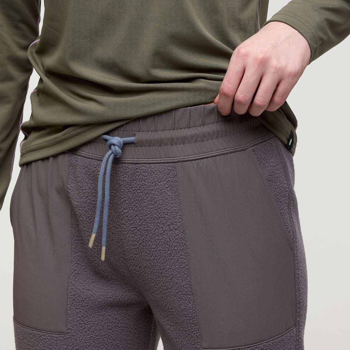 Abrazo Fleece Jogger - Women's, Cinder, Model Kathleen