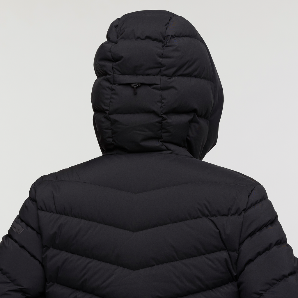 Alivio Down Jacket- Women's, Cotopaxi Black, Model Kathleen