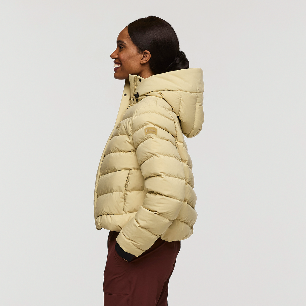 Alivio Down Jacket- Women's, Grain, Model Sydney