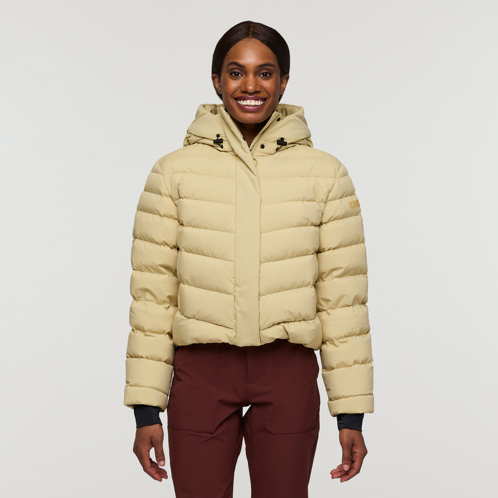 Alivio Down Jacket- Women's, Grain, Model Sydney