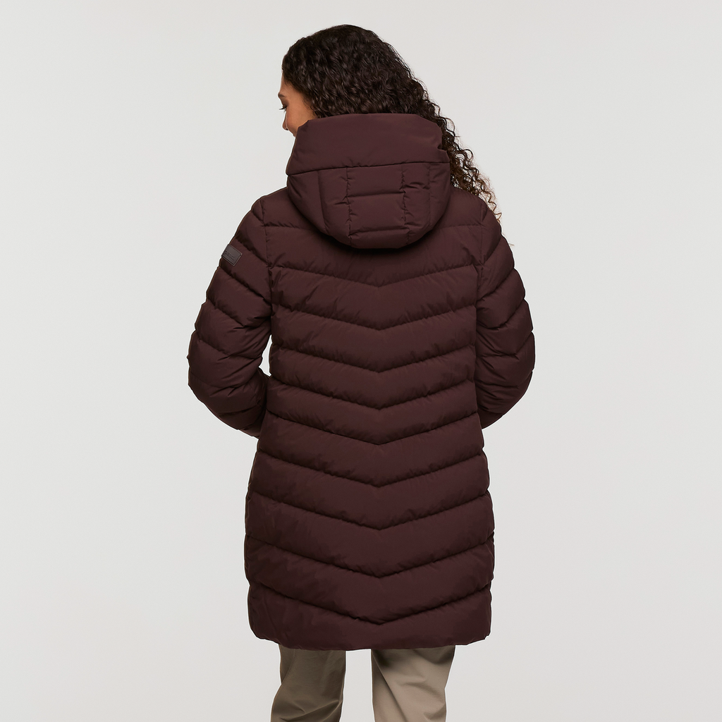 Alivio Down Parka - Women's, Coffee, Model London