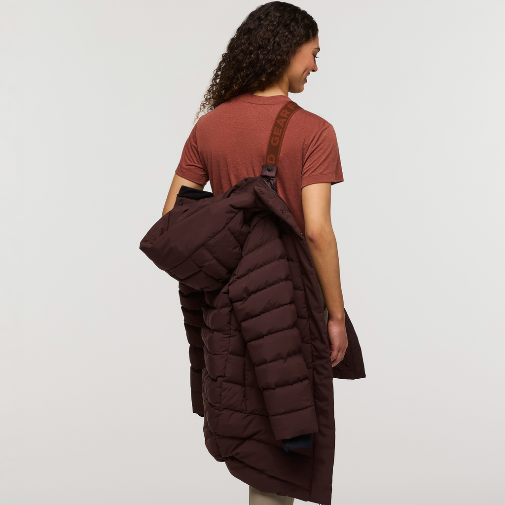 Alivio Down Parka - Women's, Coffee, Model London