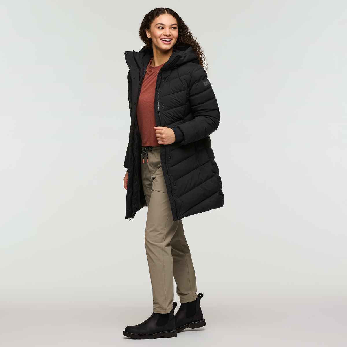 Alivio Down Parka - Women's, Cotopaxi Black, Model London