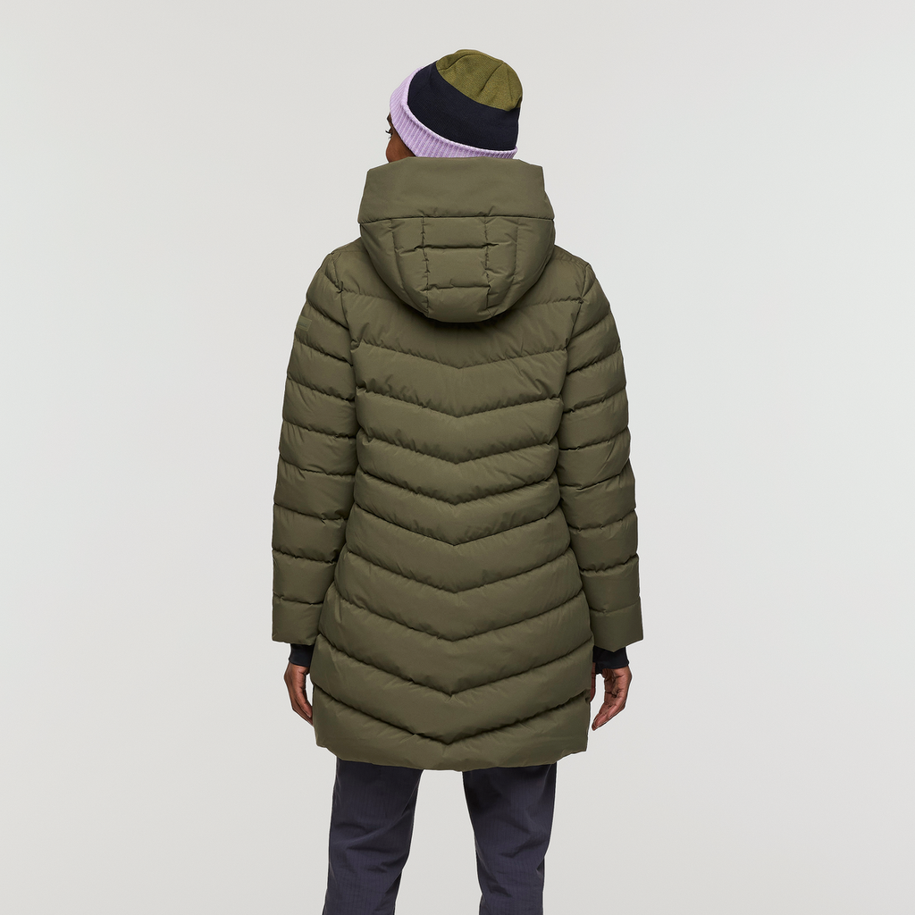 Alivio Down Parka - Women's, Fatigue, Model Fatigue