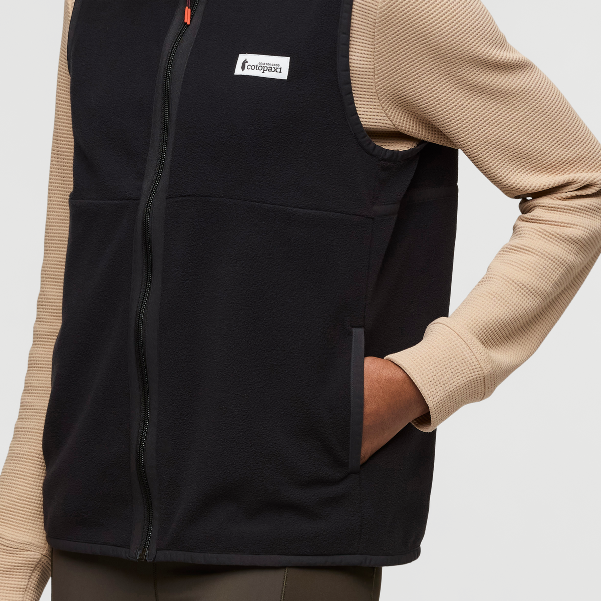 Amado Fleece Vest - Women's, Cotopaxi Black, Model Sydney