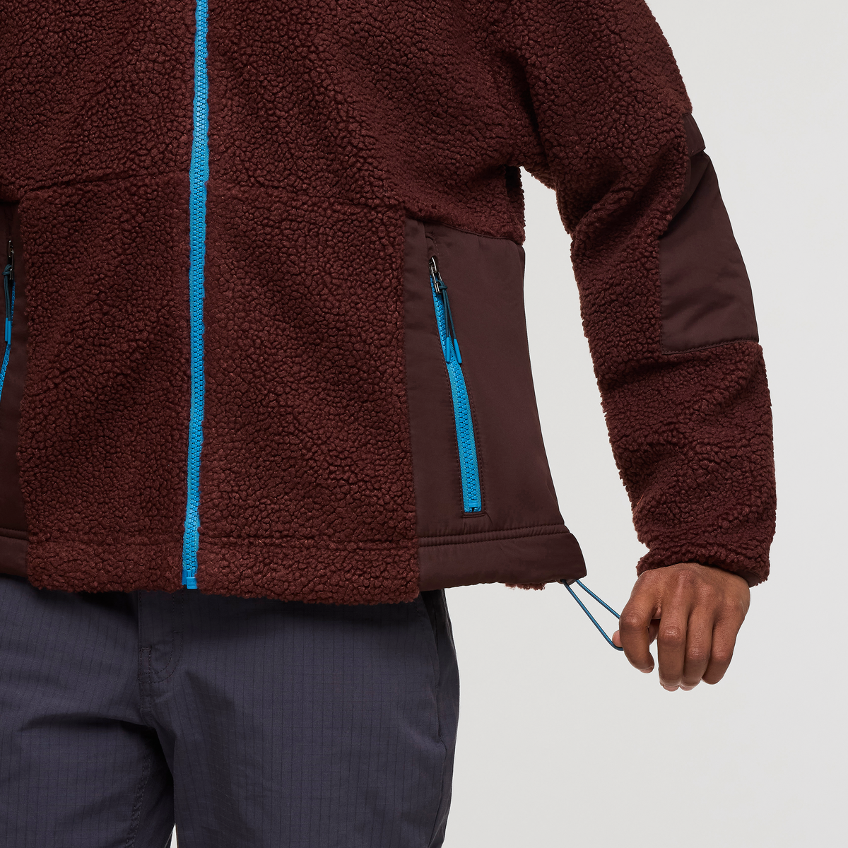 Bacano Fleece Jacket - Women's, Chestnut/Coffee, Model Sydney