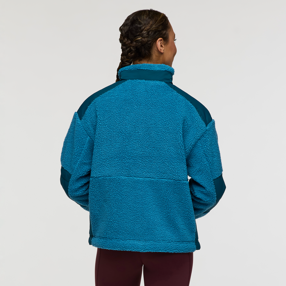 Bacano Fleece Jacket - Women's, Lake/Abyss, Model London