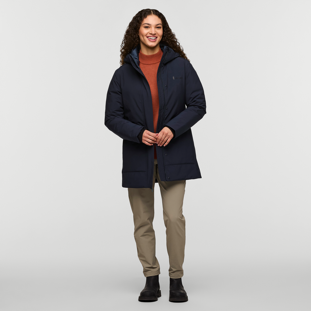 Calidez Down Parka - Women's, Carbon, Model London