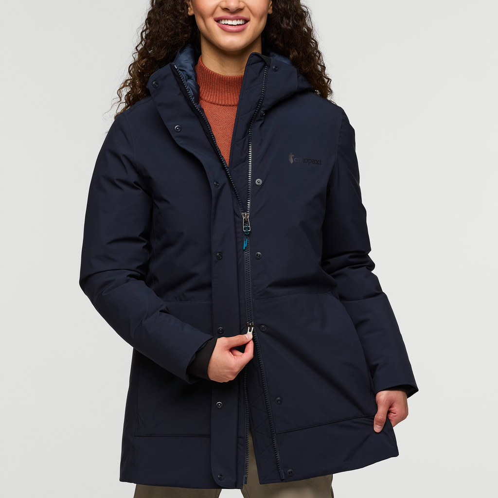 Calidez Down Parka - Women's, Carbon, Model London