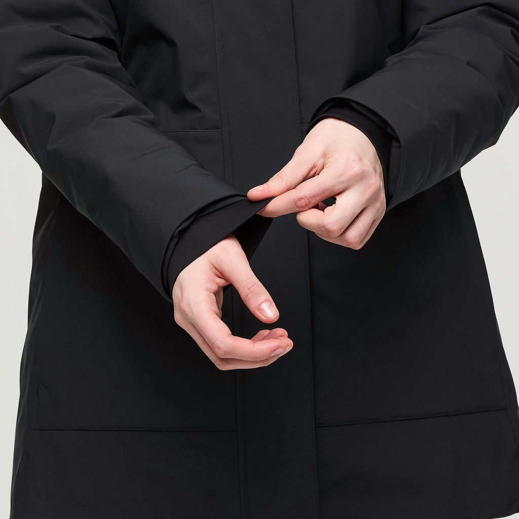 Calidez Down Parka - Women's, Cotopaxi Black, Model Kathleen